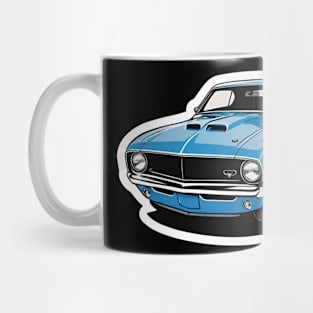 My blue Muscle Car Mug